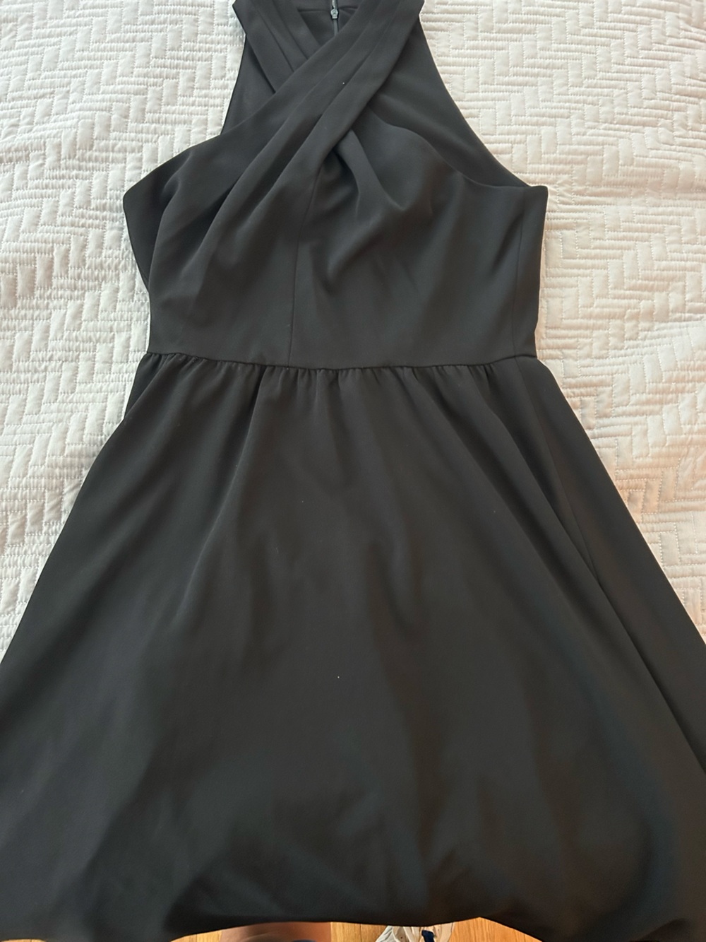 Liz Claiborne Black Strapless Fit-and-Flare Dress